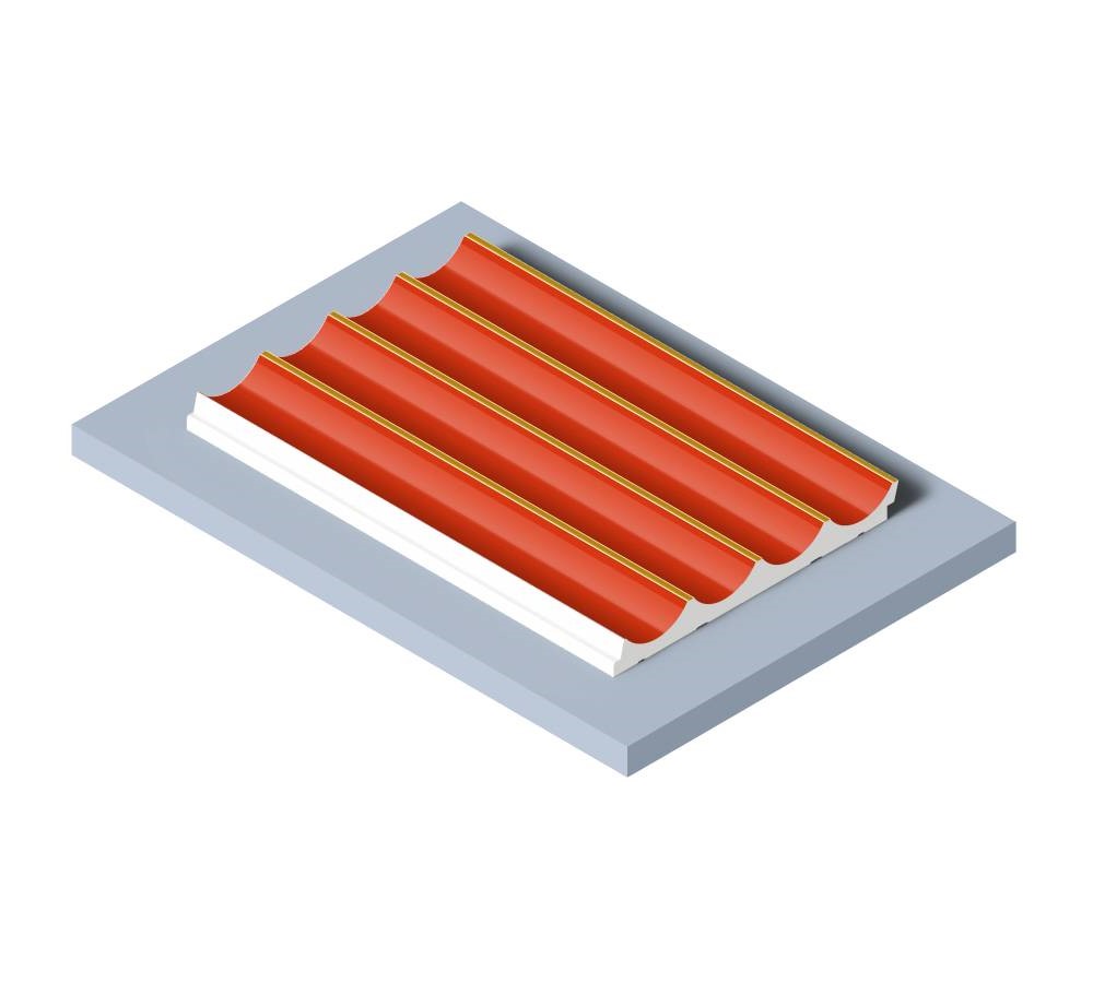 Стеновая панель из полистирола Hiwood LV139 OR3G 2700×120×12