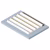 Стеновая панель из полистирола Hiwood LV139 W41G 2700×120×12