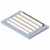 Стеновая панель из полистирола Hiwood LV139 W49G 2700×120×12