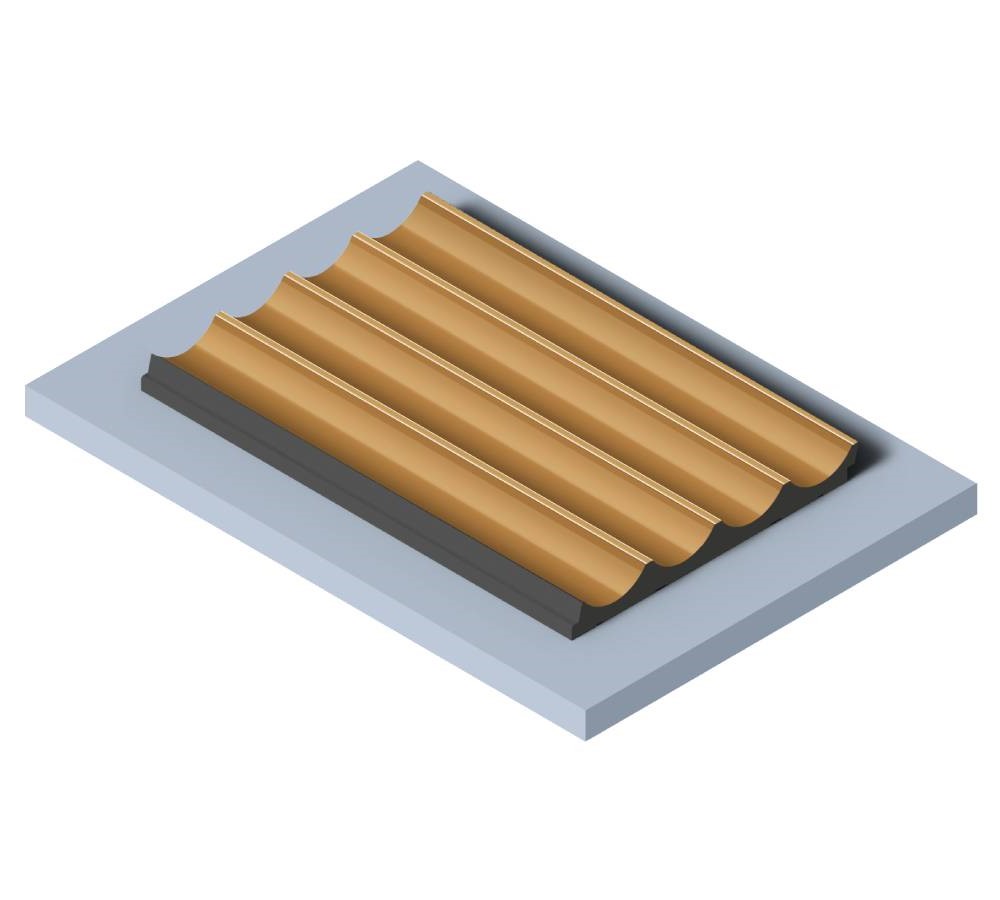 Стеновая панель из полистирола Hiwood LV139 G365 2700×120×12