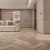 Кварцвиниловый SPC ламинат Cronafloor Herringbone Дуб Лилль H007 венгерская елка 640×128×4,5 фото в интерьере
