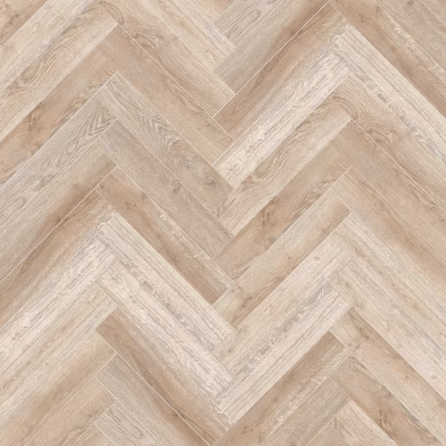 Кварцвиниловый SPC ламинат Cronafloor Herringbone Дуб Лилль H007 венгерская елка 640×128×4,5