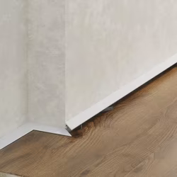 Микроплинтус алюминиевый Laconistiq Micro 15 Classic Белый RAL 9016 15-22-245 матовый 2450×15×5