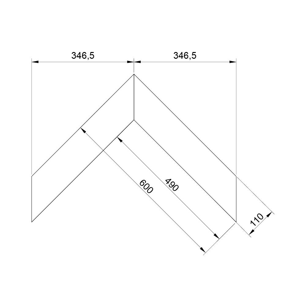 Инженерная доска Lab Arte Chevron Pro Дуб Бронза рустик французская елка 490×110×14