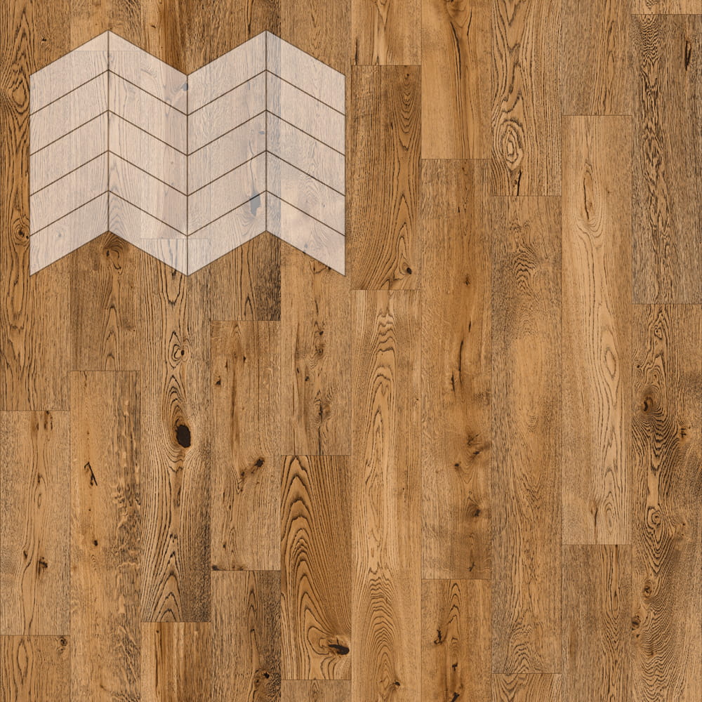 Инженерная доска Lab Arte Chevron Pro Дуб Эбен рустик французская елка 490×110×14