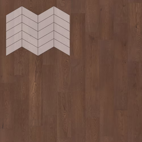 Инженерная доска Lab Arte Chevron Pro Дуб Грот рустик французская елка 475×125×14