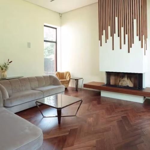 Инженерная доска HM Flooring Орех американский Diamond селект итальянская елка 550×150×14
