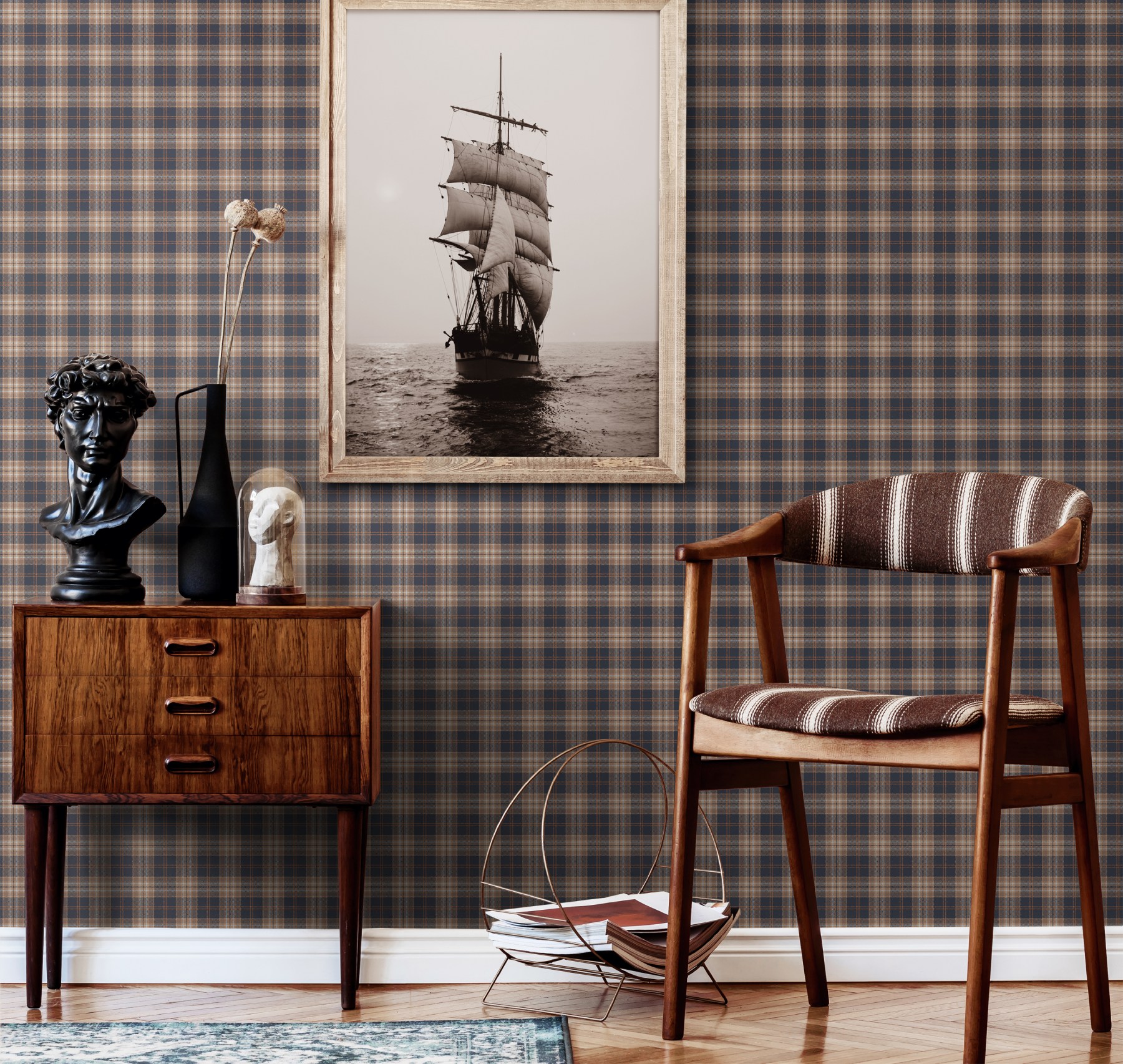 Обои Loymina Денди KN2 008 10,05×1 фото в интерьере