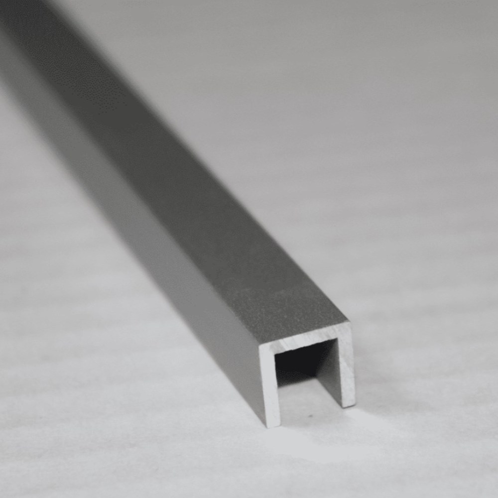 Порожек алюминиевый Modern Decor П-образный серебро матовое 2950×20×10