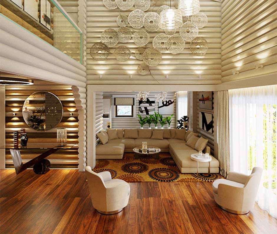 Масло бесцветное для пола Biofa 8624 10 л фото в интерьере