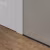 Микроплинтус алюминиевый Laconistiq Micro 15 Classic Черный 15-11-245 2450×15×5 фото в интерьере