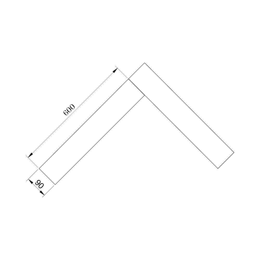 Инженерная доска Lab Arte Angle Дуб Concrete натур венгерская елка 600×90×15