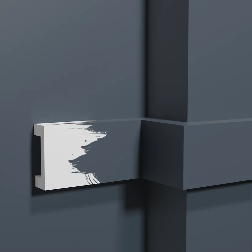 Молдинг из полистирола под покраску Decor-Dizayn Грани DD618 3000×40×15