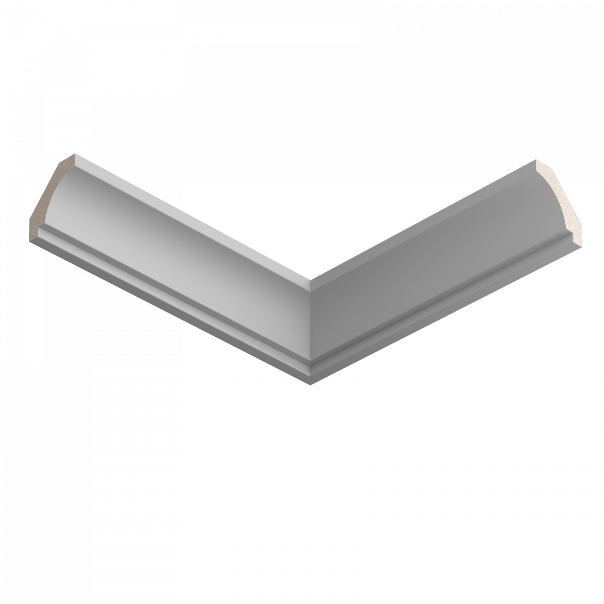 Потолочный плинтус ЛДФ под покраску Ultrawood CR 0014 2440×30×31