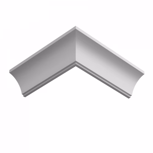 Потолочный плинтус ЛДФ под покраску Ultrawood CR 0017 i 2000×44,3×42