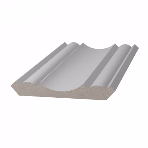Потолочный плинтус ЛДФ под покраску Ultrawood CR 0018 i 2000×76×76
