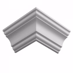 Потолочный плинтус ЛДФ под покраску Ultrawood CR 0018 i 2000×76×76