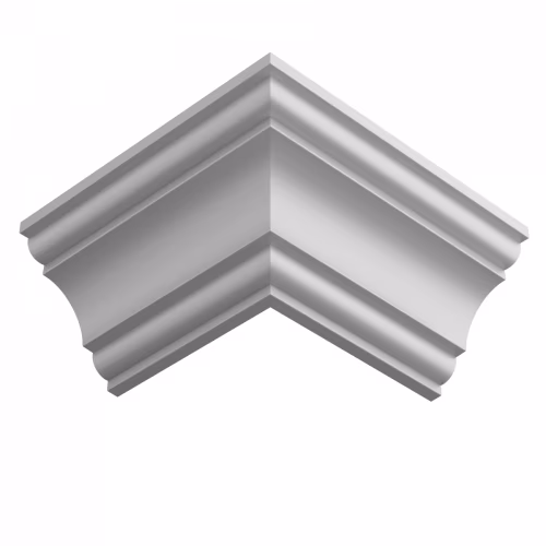 Потолочный плинтус ЛДФ под покраску Ultrawood CR 0018 i 2000×76×76