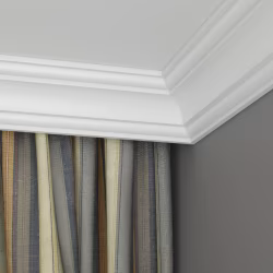 Потолочный плинтус ЛДФ под покраску Ultrawood CR 0018 i 2000×76×76