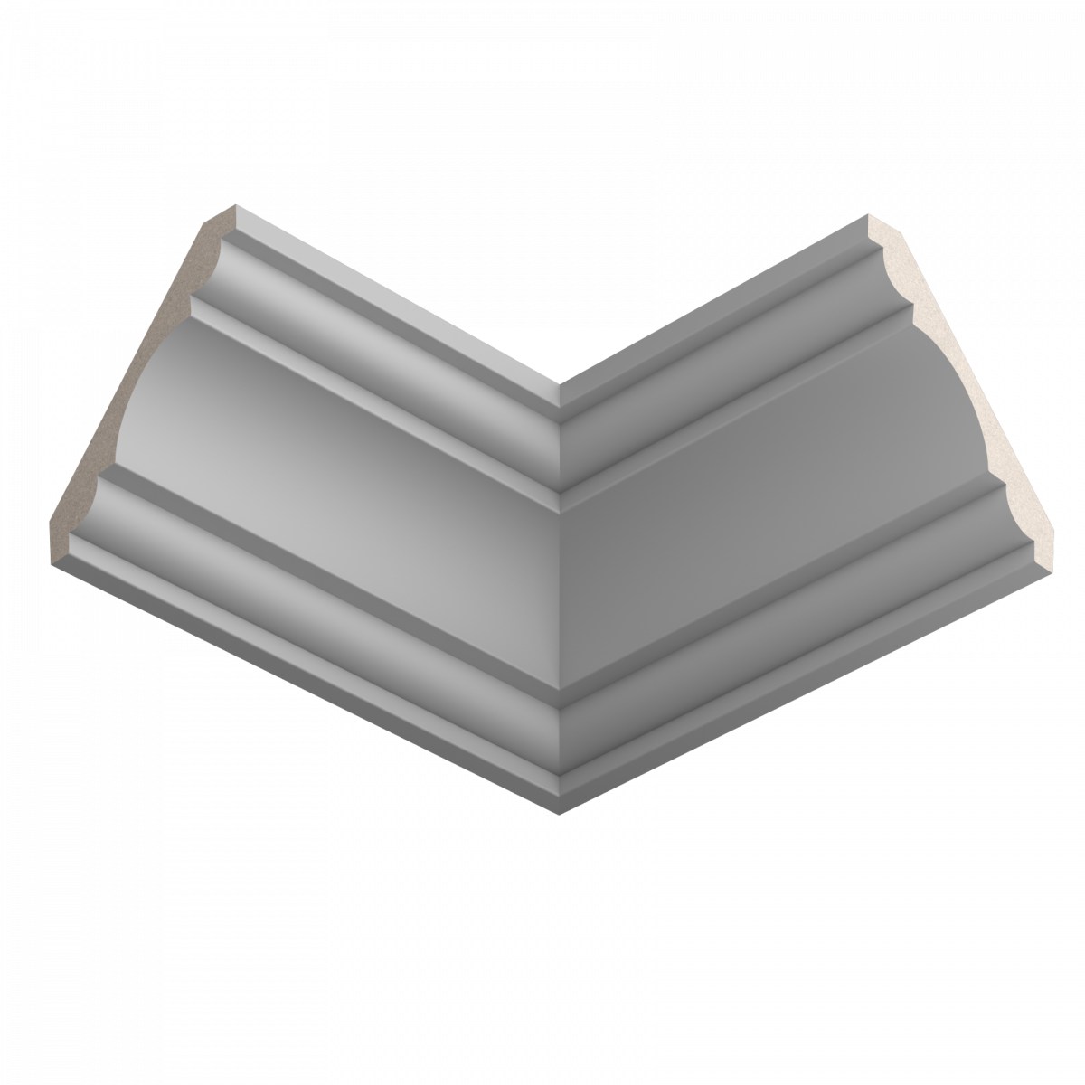 Потолочный плинтус ЛДФ под покраску Ultrawood CR 0018 i 2000×76×76