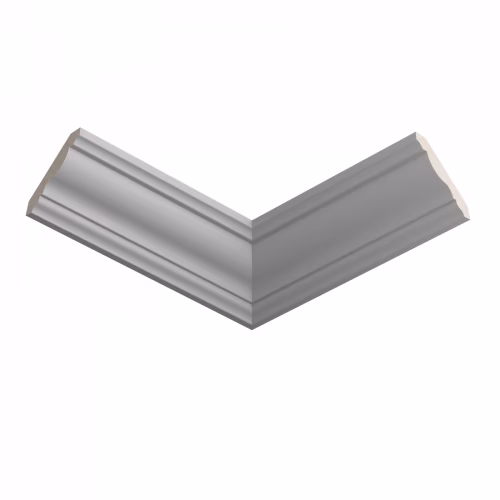 Потолочный плинтус ЛДФ под покраску Ultrawood CR 0019 2440×42×42