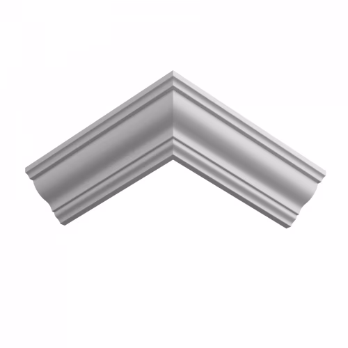 Потолочный плинтус ЛДФ под покраску Ultrawood CR 0019 2440×42×42