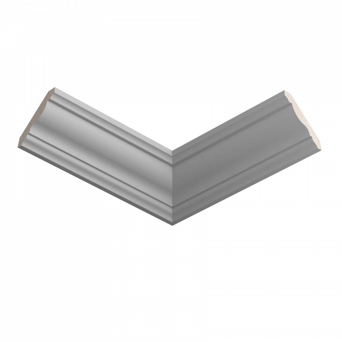 Потолочный плинтус ЛДФ под покраску Ultrawood CR 0019 2440×42×42