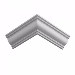 Потолочный плинтус ЛДФ под покраску Ultrawood CR 0021 2440×46×46