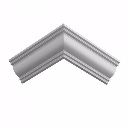 Потолочный плинтус ЛДФ под покраску Ultrawood CR 0021 2440×46×46