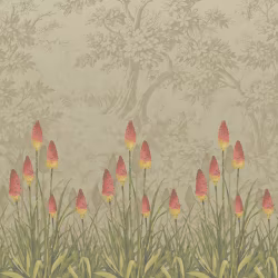 Обои Little Greene London Wallpapers IV Upper Brook Street − Midi 0251UBMIDIZ