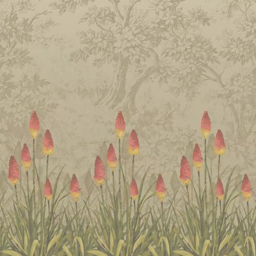 Обои Little Greene London Wallpapers IV Upper Brook Street − Midi 0251UBMIDIZ