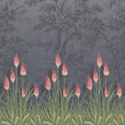 Обои Little Greene London Wallpapers IV Upper Brook Street − Minuit 0251UBMINUI