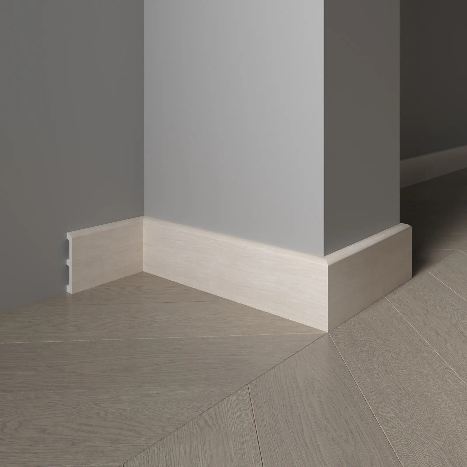 Плинтус  Decor-Dizayn 706-77 2400×80×13 фото в интерьере