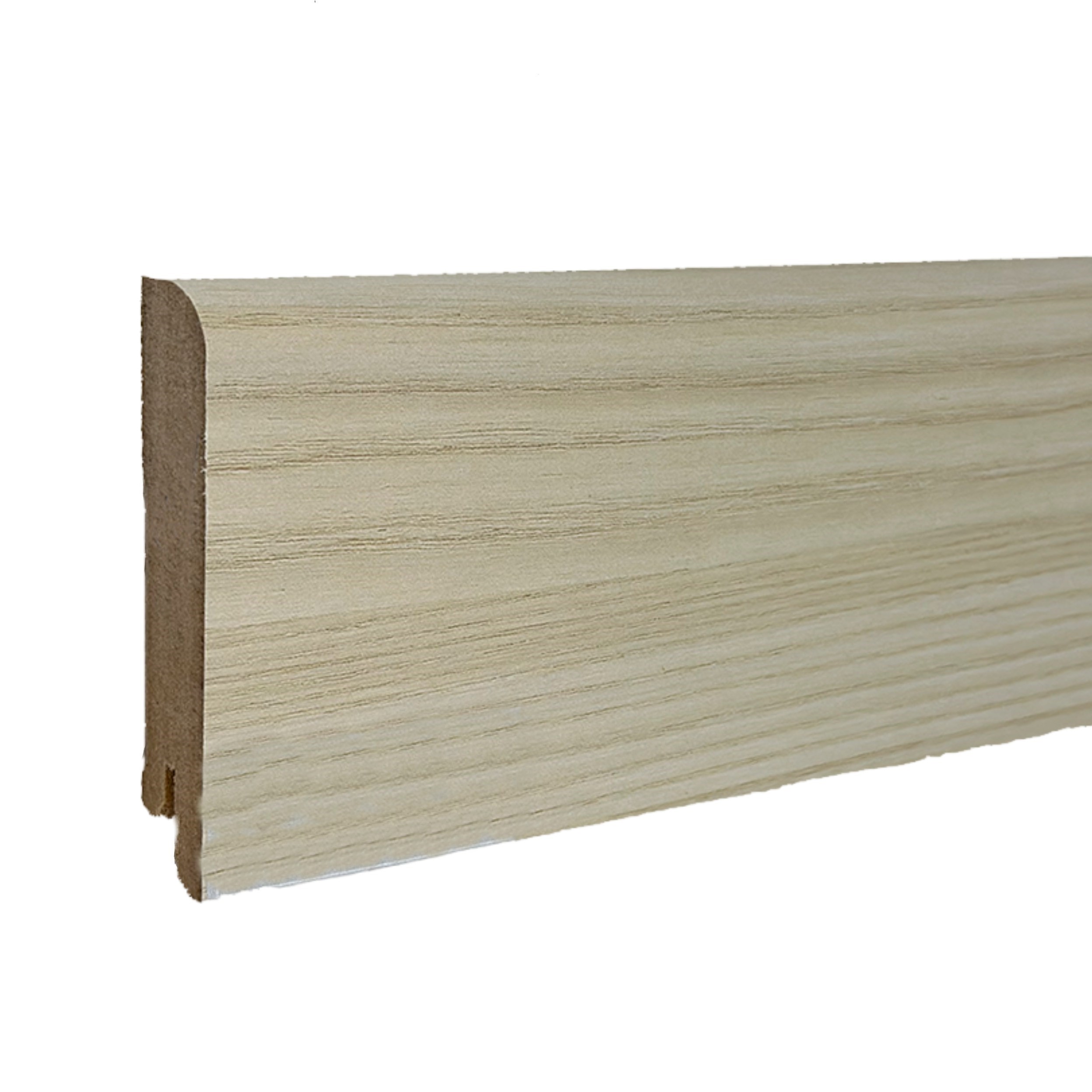 Плинтус МДФ ламинированный DeArtio Вяз перламутровый B302-05 2050×80×16