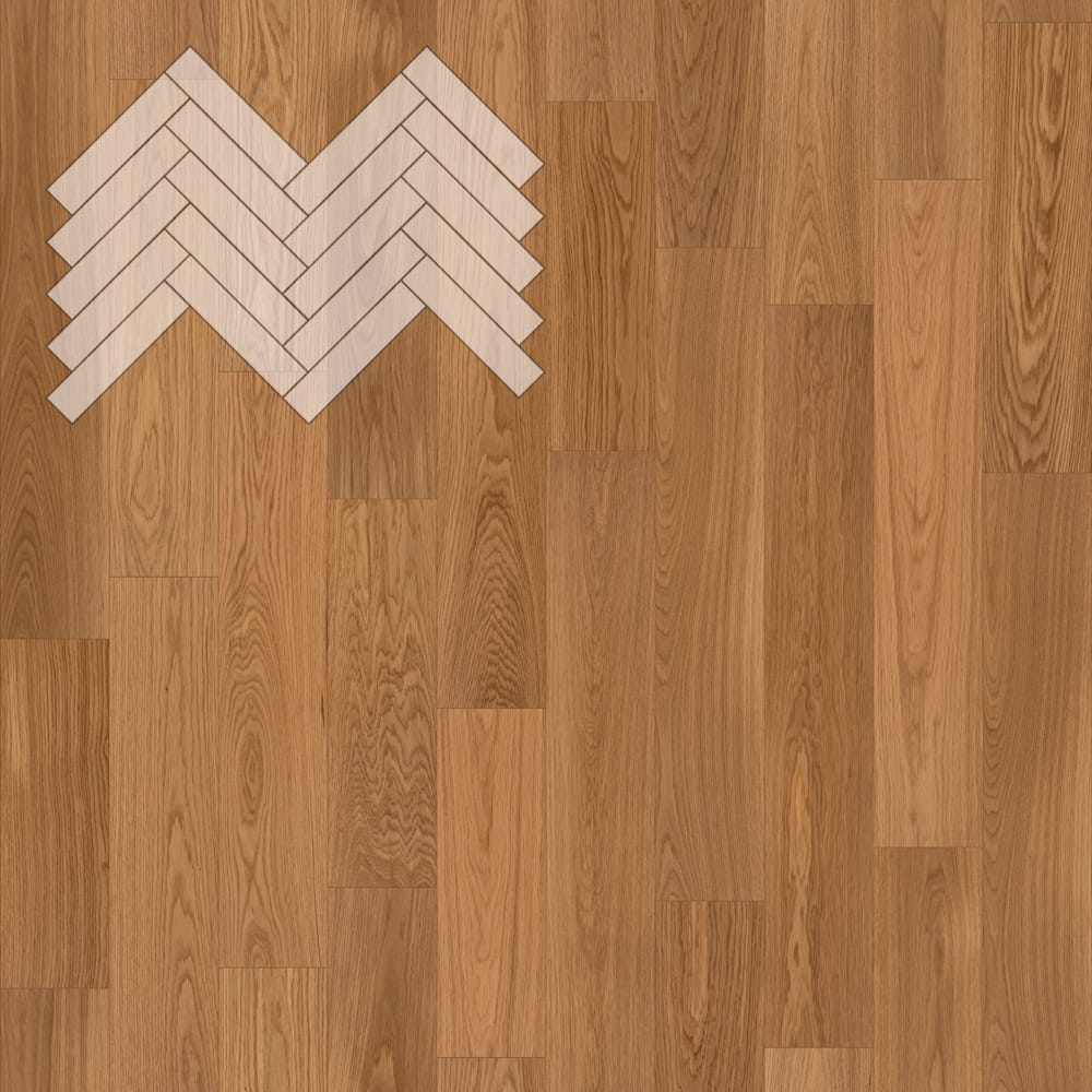 Инженерная доска Lab Arte Angle Дуб Солид натур венгерская елка 500×150×14