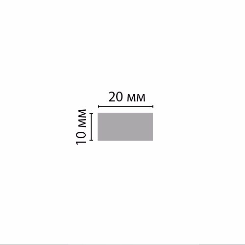Рейка декоративная Decomaster Eco Line D047-438 Махагон 2900×20×10