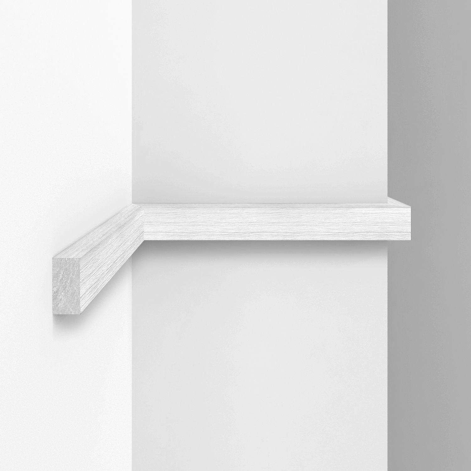 Рейка декоративная Decomaster Eco Line D047-84 Ясень белый 2900×20×10