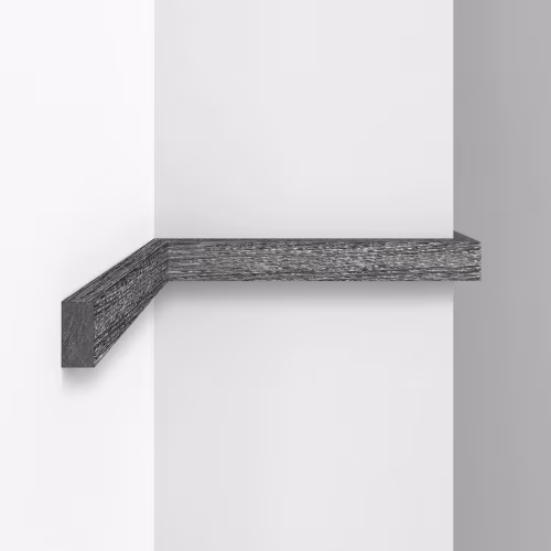 Рейка декоративная Decomaster Eco Line D047-87 Дуб титан 2900×20×10