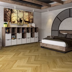 Кварцвиниловый SPC ламинат Damy Floor London Манчестер 190902EL-06 венгерская елка 615×123×4