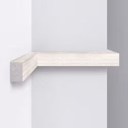 Рейка декоративная Decomaster Eco Line D048-1070 Дуб молочный 2900×30×20