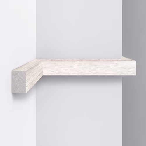 Рейка декоративная Decomaster Eco Line D048-1070 Дуб молочный 2900×30×20