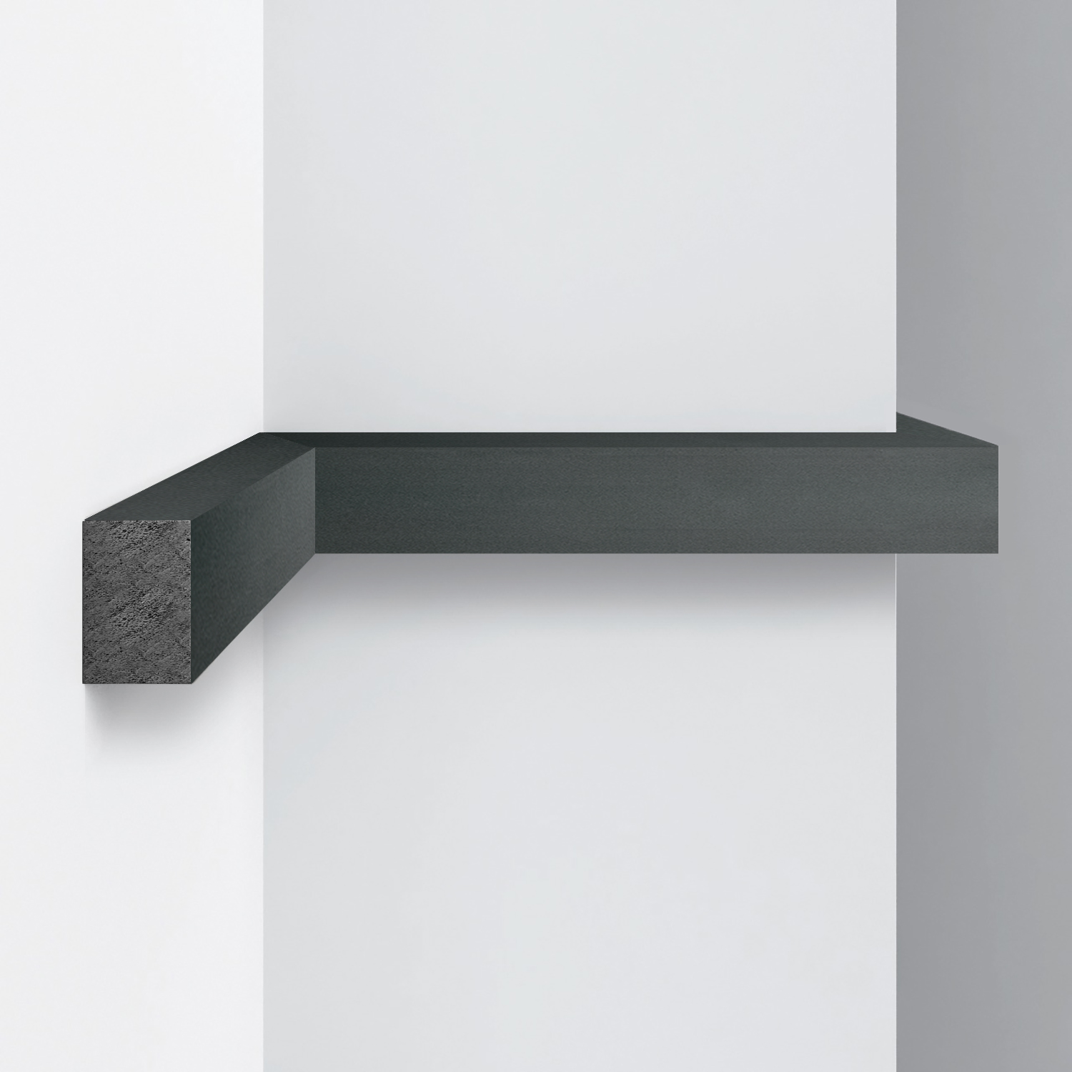 Рейка декоративная Decomaster Eco Line D048-112 Серый матовый 2900×30×20