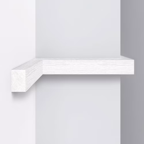 Рейка декоративная Decomaster Eco Line D048-70 Дуб белый 2900×30×20