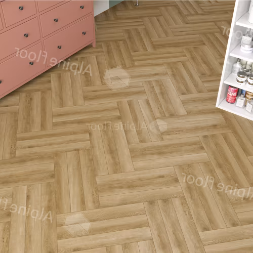 Ламинат Alpine Floor Herringbone 12 PRO Дуб Эльзас LF106-02 венгерская елка 606×101×12