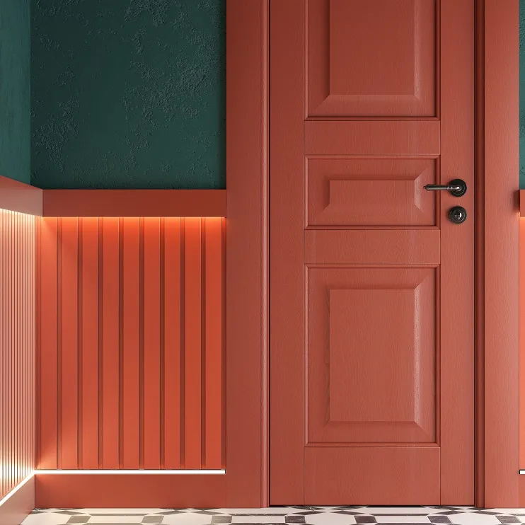 Стеновая панель из полистирола под покраску Decor-Dizayn Грани DD914 2000×240×13 фото в интерьере