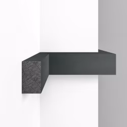 Рейка декоративная Decomaster Eco Line D049-112 Серый матовый 2900×50×30