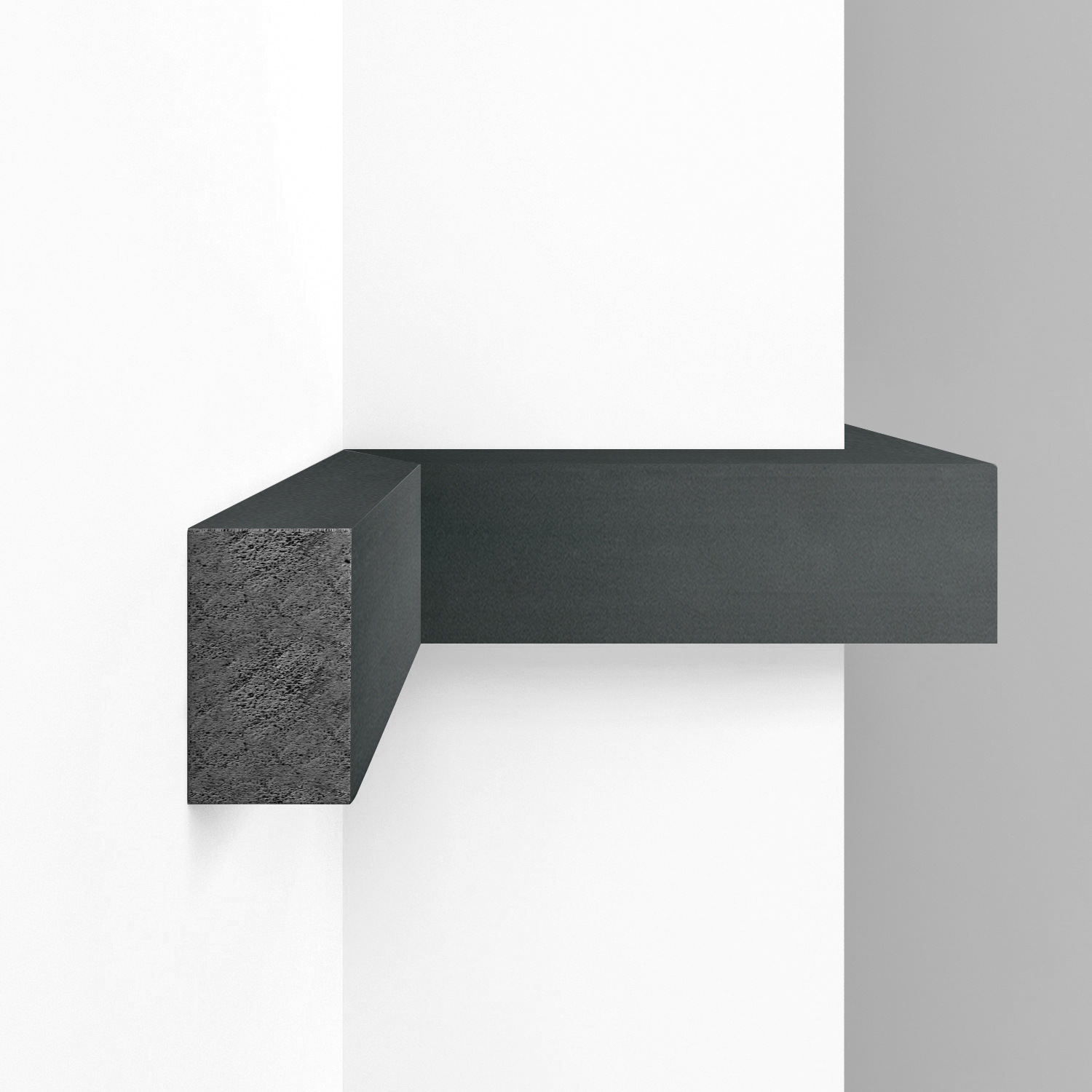 Рейка декоративная Decomaster Eco Line D049-112 Серый матовый 2900×50×30