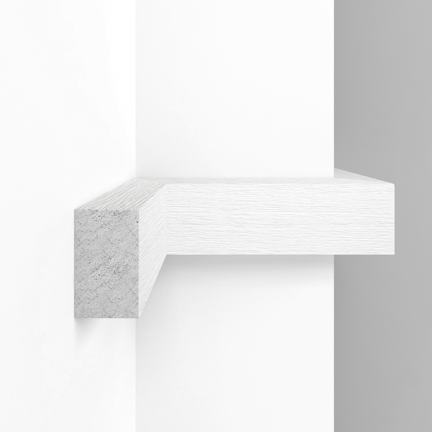 Рейка декоративная Decomaster Eco Line D049-70 Дуб белый 2900×50×30