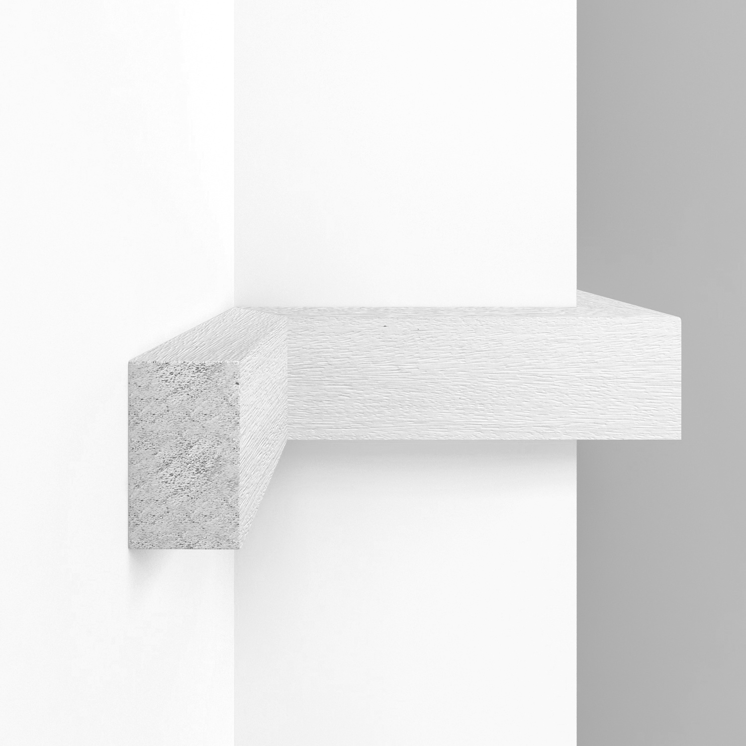 Рейка декоративная Decomaster Eco Line D049-84 Ясень белый 2900×50×30