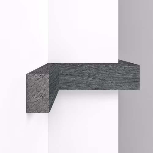 Рейка декоративная Decomaster Eco Line D049-87 Дуб титан 2900×50×30